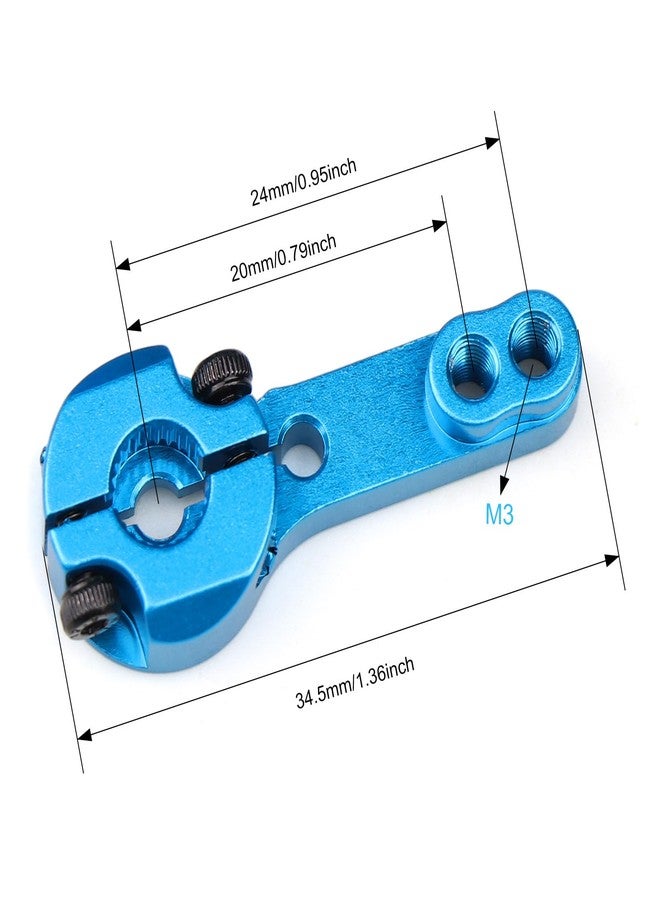 AIMROCK 3PCS 25T Aluminum Servo Arm Horn M3 Threads Steering Arms for 1/8 1/10 RC Car Truck Buggy Airplane - Image 3